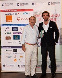 Borja del Río entrega el premio de Robert Walters Borja del Río entrega el premio de Robert Walters