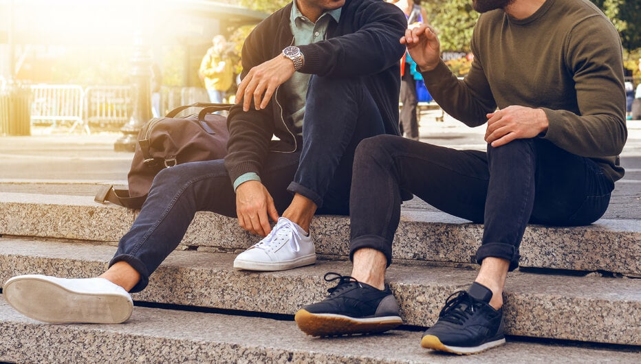 A group of people having an informal meeting